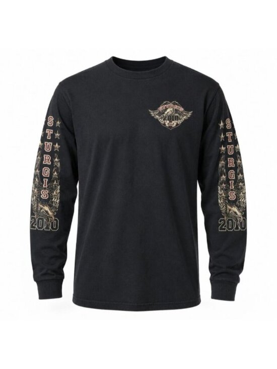 hot leathers Other - Hot Leathers Sturgis 2010 Black Hills Rally Long Sleeve Graphic T-Shirt 2XL